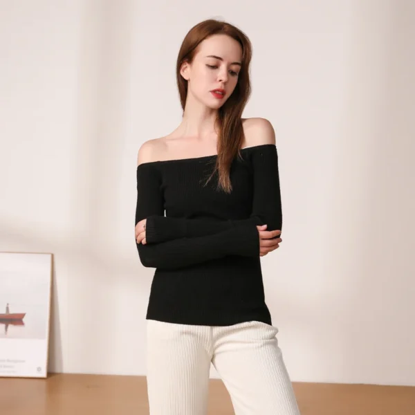 Pullover Basic Clothing Long Sleeve Top Korean Fashion Style Ladies Outerwear Tops Woman Jumper Blouses Female 2024 Cropped - Image 3