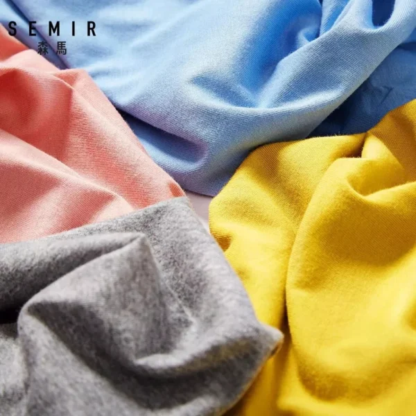 SEMIR T Shirt Men Fashion Casual Cotton T-shirts Men White Tee Shirts Short Sleeve Streetwear Summer Tops For Male - Image 5