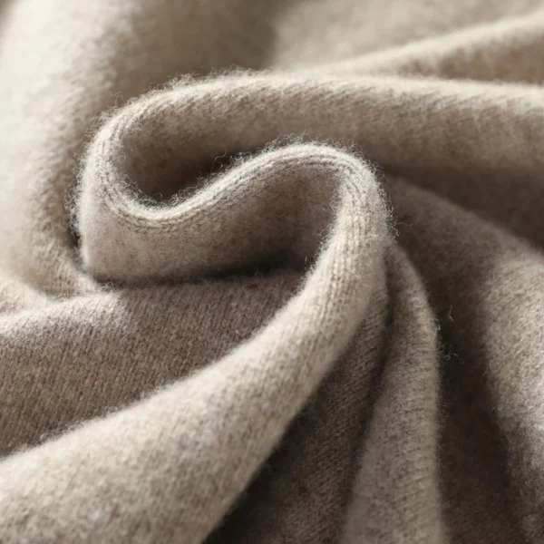 100% Cashmere Turtleneck Men Pullovers 2024 Autumn Winter Soft Light Warm Rolled Neck Jumper Jersey Pull Homme Knitted Sweater - Image 2