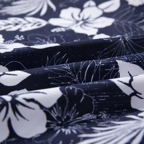 Plus Size 6XL 7XL 8XL Fashion Men's Shirts Men Hawaiian Camicias Casual Polyester Shirts Kapok Printed Short-sleeve Blouses Tops - Image 5