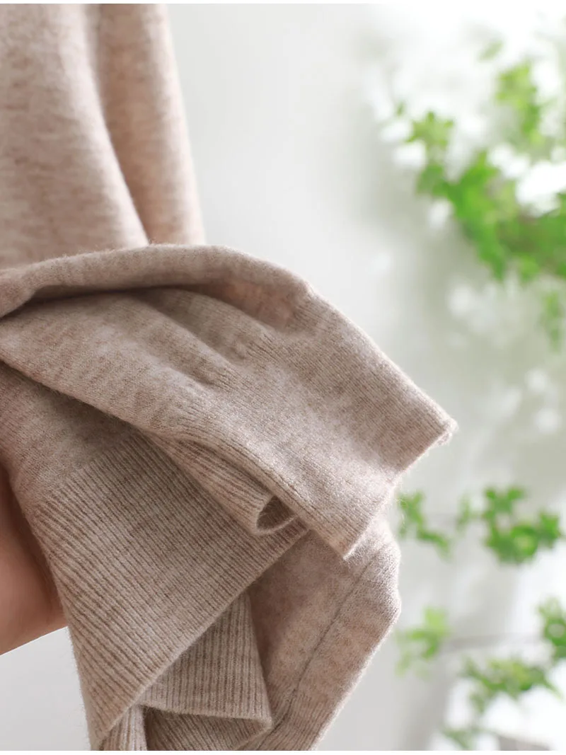 autumn winter Basic Slim soft solid color half turtleneck Sweater Pullover Women Casual Long Sleeve chic bottom knitted Jumper - Image 4