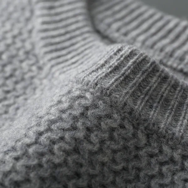 100% pure wool men's round neck thick stripe warm new autumn and winter knitted wool long sleeve bottoming shirt. - Image 4