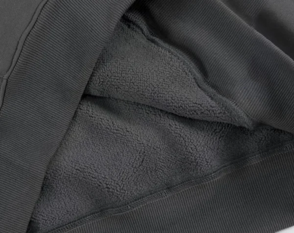 500GSM Heavy Weight Fashion Men's Hoodies New Autumn Winter Casual Thick Cotton Men's Top Solid Color Hoodies Sweatshirt Male - Image 4
