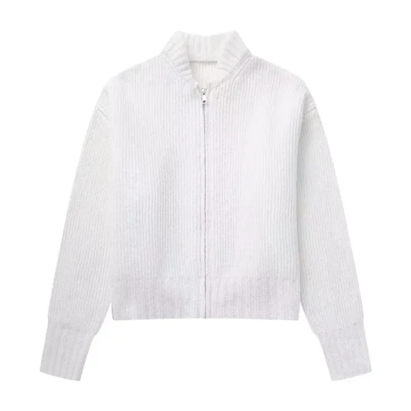 MSNOLOA Sweater Cardigan for Women jacket tricots Coat Knit Outerwears Autumn Winter 2024 Woman Fashion Knitwears Cardigan - Image 3