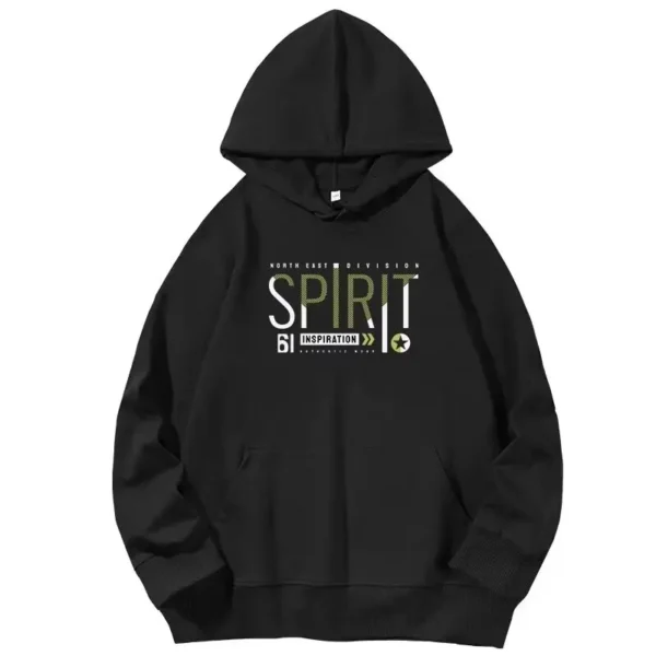 New Men's Hoodie Autumn Korean High-quality Sportswear Casual Sweatshirt Men's Clothing White Printed Long Sleeved Hoodie 2023 - Image 3