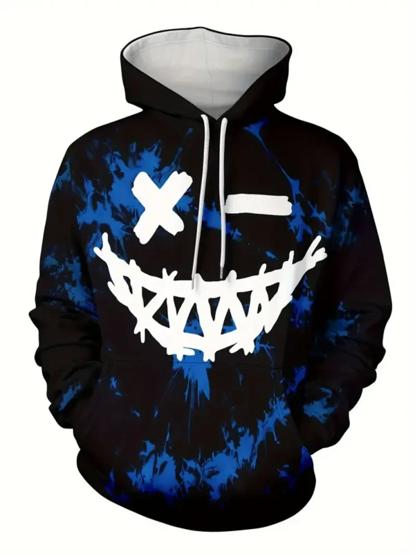 Autumn Men's Hoodie Funny Graphic Hooded Tops Long Sleeve Overszied Clothing Fashion Streetwear Outdoor Casual Swertshirt