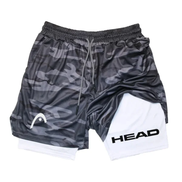Anime Berserk Running Shorts Men Fitness Gym Training 2 in 1 Sports Shorts Quick Dry Workout Jogging Double Deck Summer - Image 6