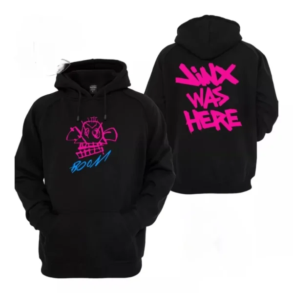 Popular Anime Arcane League Jinx 3d Print Hoodie Men Women Hoodie Sweatshirt Tracksuit Game Sweats Long Sleeve Mens Hoodie Boy - Image 3
