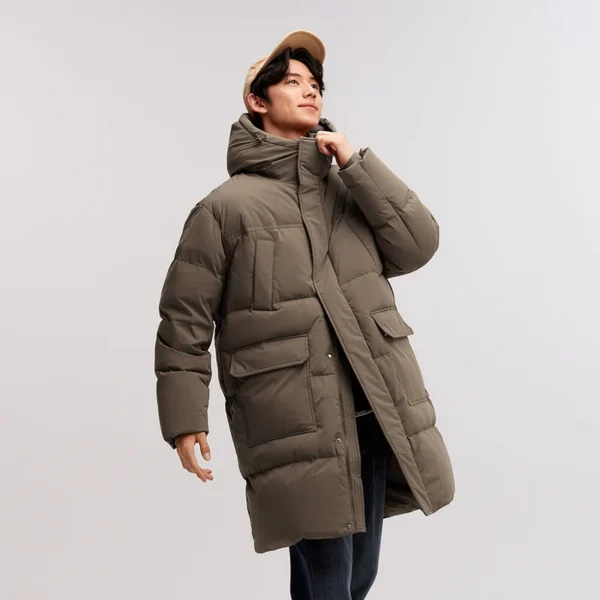 Semir Down Jacket Men 2024 New Waterproof Thick Outerwear Long Length Winter Clothing Couple - Image 5
