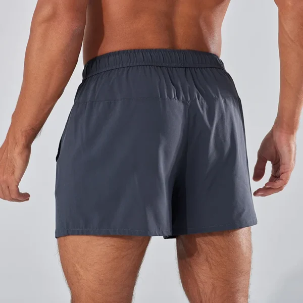 2 in 1 Marathon Shorts Quick Dry Long Distance Running Training Sports Men Gym Summer Pockets Lining Big Size - Image 3