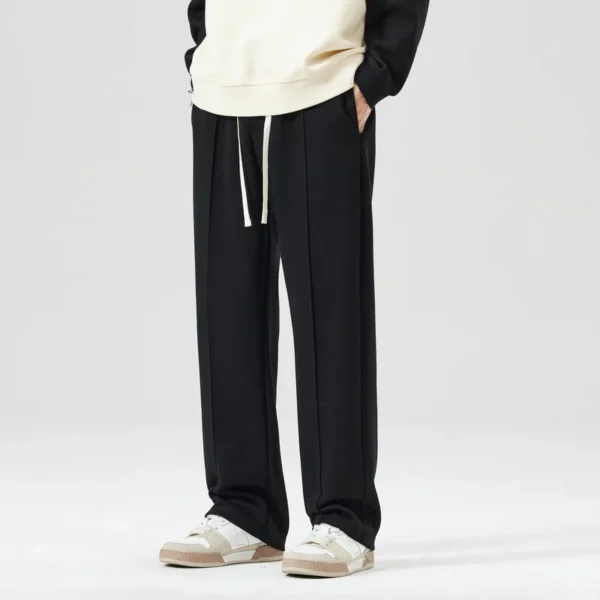 CAAYU Men's Jogger Sweatpants Fashion Hip Hop Japanese Streetwear Drawstring Casual Baggy Trousers Sports Loose Gray Pants Mens - Image 2