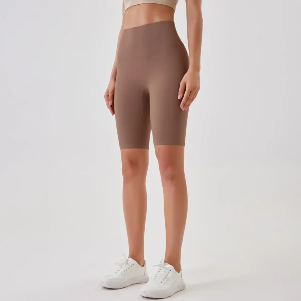 Summer Women Yoga Shorts Naked Feel Sports Shorts Fitness Tights High Waist Gmy Running Push Up Clothes Workout Cycling Shorts