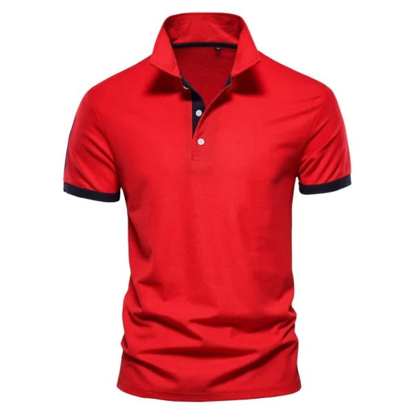 2024 Men's Spring and Autumn Casual Comfortable Polo Shirt Hot Selling Fashion Men's Business Long Sleeve T-Shirt