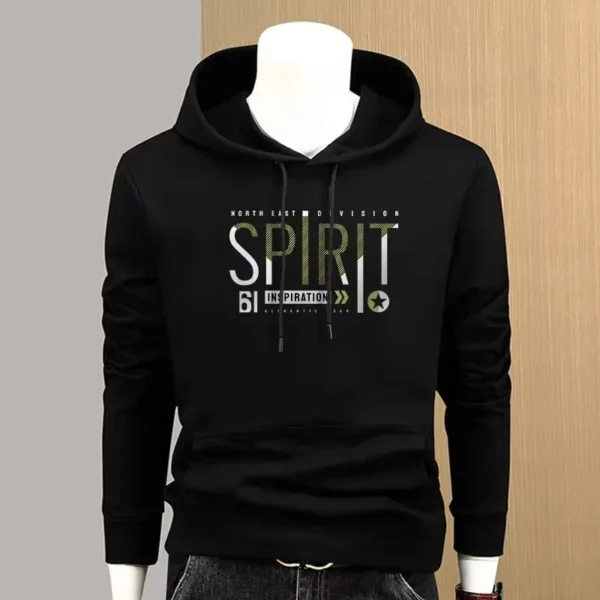 New Men's Hoodie Autumn Korean High-quality Sportswear Casual Sweatshirt Men's Clothing White Printed Long Sleeved Hoodie 2023