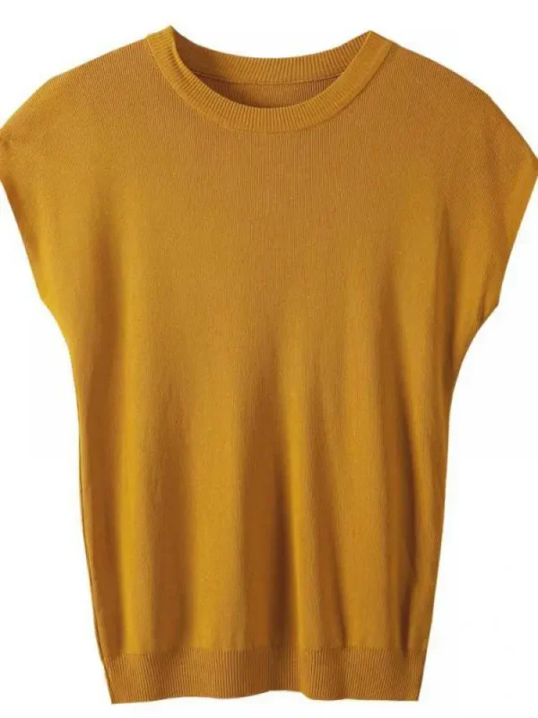 2024 Summer Womens Sweater Short Sleeve O-neck Slim Fit Knitted Pullovers Bottoming Casual Knitwear Pink Clothes - Image 5