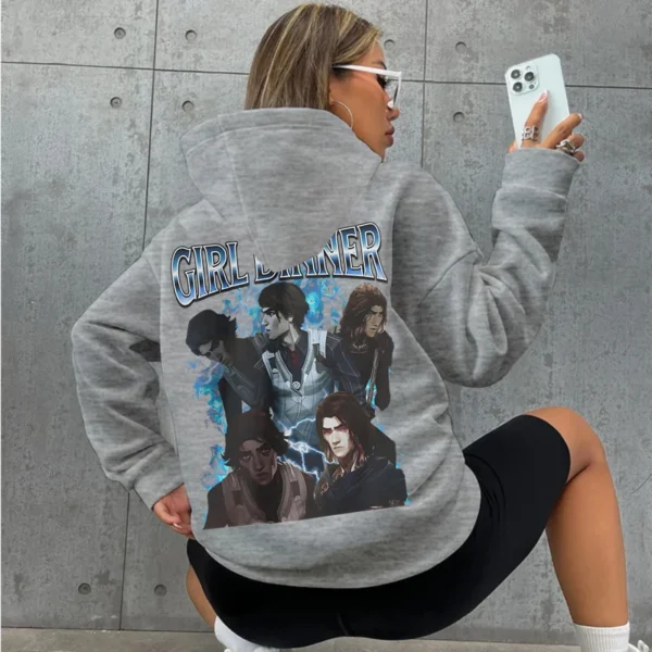 Viktor Arcane Anime Hoodies for Women Men Clothing Autumn Winter Sweatshirts League of Legends Arcane Hip Hop Streetwear Tops - Image 3