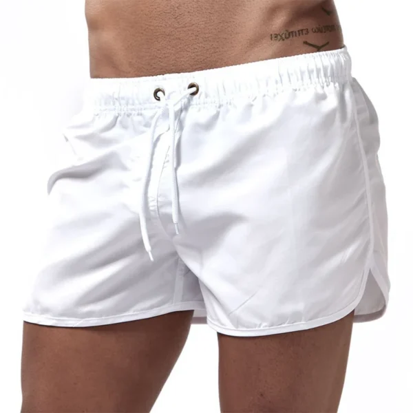 Men's Swim Shorts Swim Trunks Quick Dry Board Shorts Bathing Suit Breathable Drawstring With Pockets for Surfing Beach Summer - Image 3