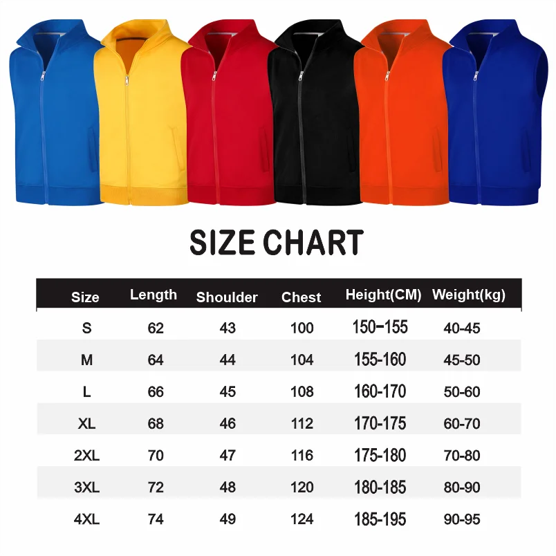 Customize Your LOGO Thick Outdoor Men's And Women's Vests, Printed Embroidery Warm Vests Jackets Winter Clothes - Image 2