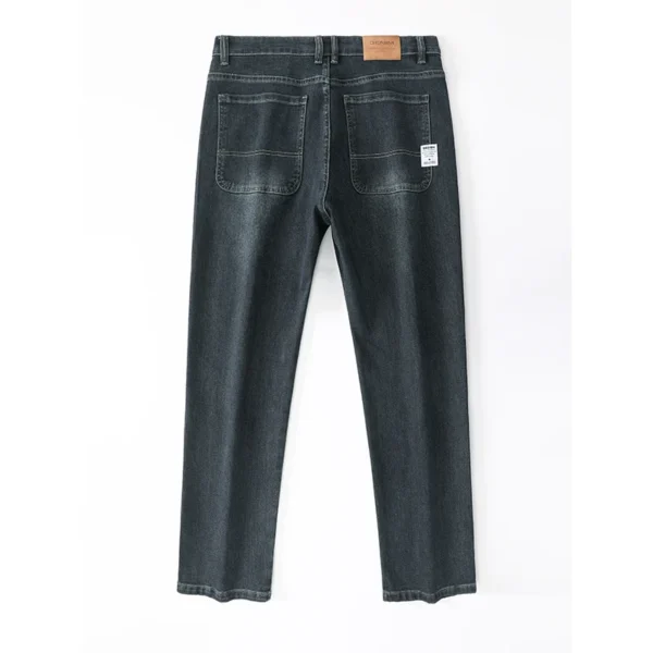 2025 New Y2K Autumn and Winter Baggy Jeans Men's Autumn and Winter Loose Straight Wide-leg Business Trousers Mens Clothing - Image 6