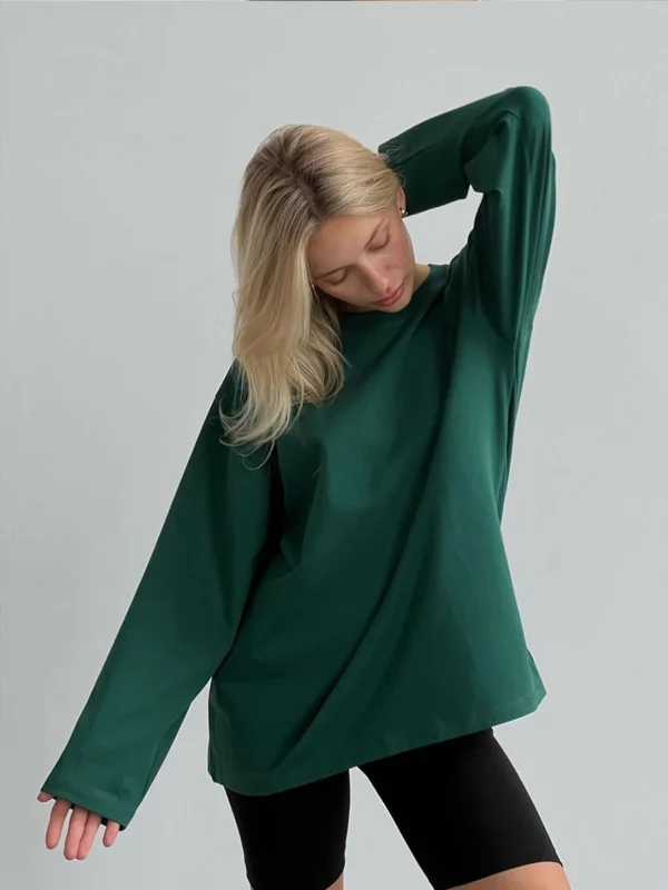 Hirsionsan Basic O-neck 100% Cotton T Shirt Women Loose Oversized Pullover Chic Cusual Tees Female Tops Girl Clothing 11 Colors - Image 5