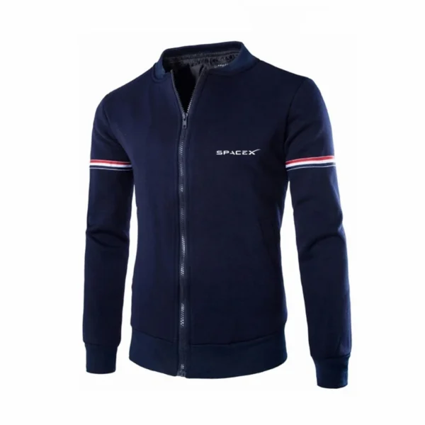 2024 Spring and Autumn New SpaceX Space X Men's Bomber Casual Outdoor Leisure Fashion Ultra Thin Zipper Comfort Sport Jacket
