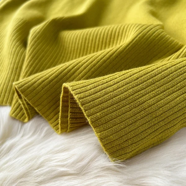 HELIAR Women Knitted Loose 2 Piece Sets Long Sleeve O-Neck Sweater and Wide Leg Pants Outfit Casual Office Set Autumn Winter - Image 2