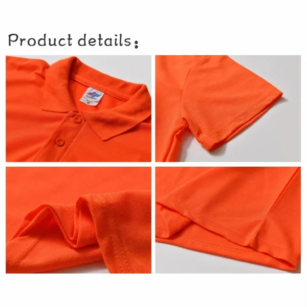 Solid Color POLO Shirt Summer Short Sleeve High Quality-price Ratio Shirt Versatile Daily Button Top 14 Colors - Image 4