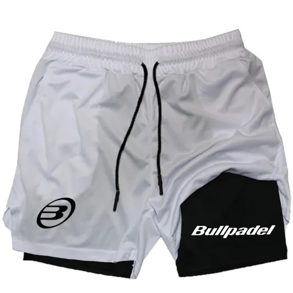 Men's Padel sports shorts, breathable tennis shorts, quick-drying Badminton pants, outdoor running sportswear, summer, new - Image 4