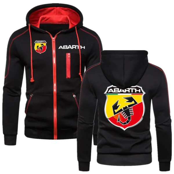 2024 New Abarth Men Pullover Turtleneck Sweater Spring and Autumn Long Sleeve Simple Basic Solid Color Comfortable Versatile Top