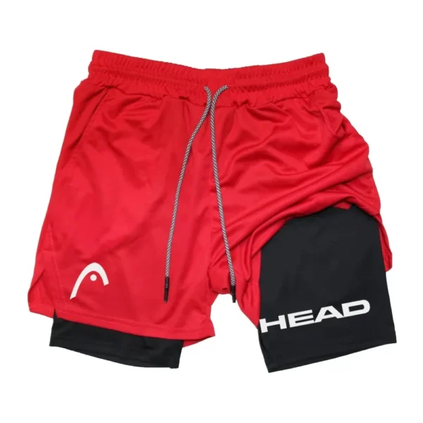 Anime Berserk Running Shorts Men Fitness Gym Training 2 in 1 Sports Shorts Quick Dry Workout Jogging Double Deck Summer - Image 4