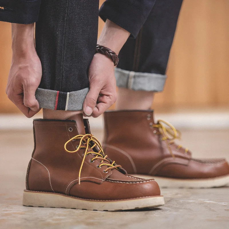 Maden Vintage 14.5oz Selvedge Raw Denim Jeans with YKK Zipper Fly Embroidery Straight Jeans Classic Men's Autumn Solid Trousers - Image 4