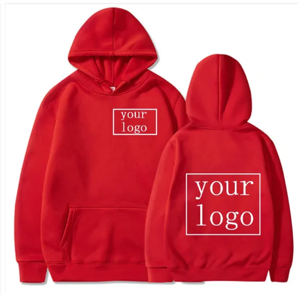 Custom Pattern Your Logo Print Hoodies Men Woman Oversized Hoodie Hooded Sweatshirts Harajuku Pullovers Unisex Tracksuit Clothes - Image 4