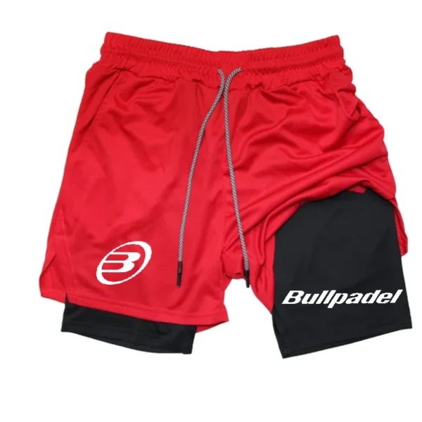 Men's Padel sports shorts, breathable tennis shorts, quick-drying Badminton pants, outdoor running sportswear, summer, new - Image 3
