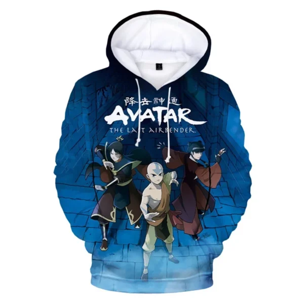 2024 Anime Avatar The Last Airbender Hoodie Sweatshirt For Boys Spring Pullovers Cosplay Hoodies Long Sleeve Tops Brand Jacket