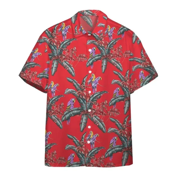 Hawaii Funny Shirt For Men 3d Print Summer Loose Hawaiian Beach Tops Casual Short Sleeve Lapel Blouse Streetwear Male Clothes - Image 4