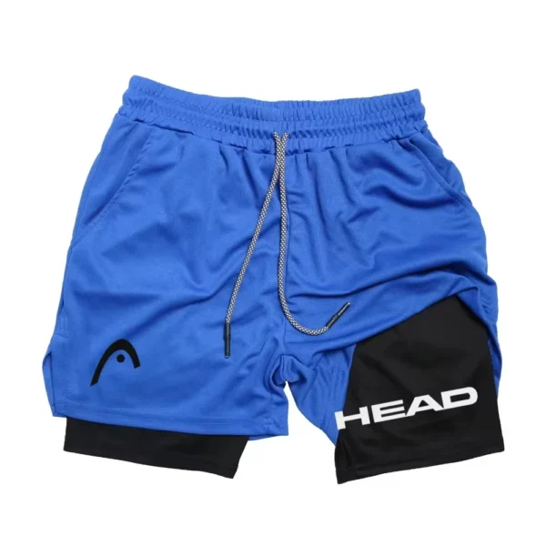 Anime Berserk Running Shorts Men Fitness Gym Training 2 in 1 Sports Shorts Quick Dry Workout Jogging Double Deck Summer - Image 3