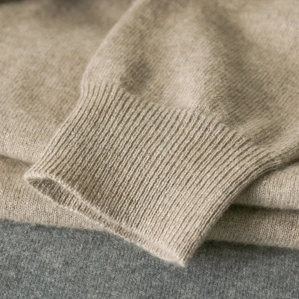 100% Cashmere Wool Men's Turtleneck Knit Sweater 2024 Autumn Winter High Collar Warm Jumper Men Turtle Neck Knitted Pullover - Image 4