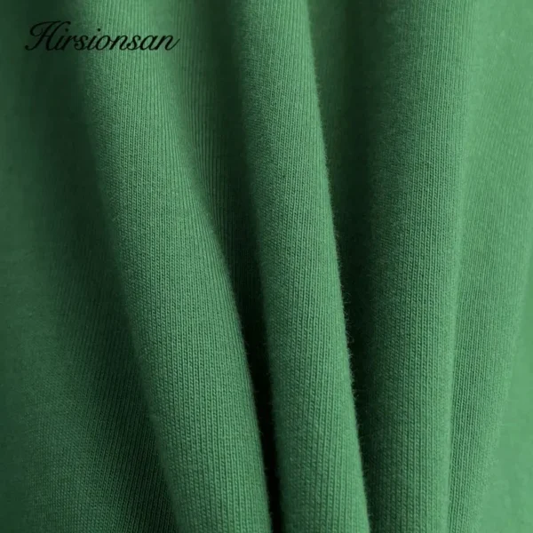 Hirsionsan Basic O-neck 100% Cotton T Shirt Women Loose Oversized Pullover Chic Cusual Tees Female Tops Girl Clothing 11 Colors - Image 6