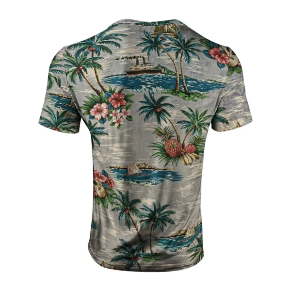 Hawaii Men T-Shirt 2025 Y2k Street Harajuku Retro Print Casual Tropical Top for Men - Image 4