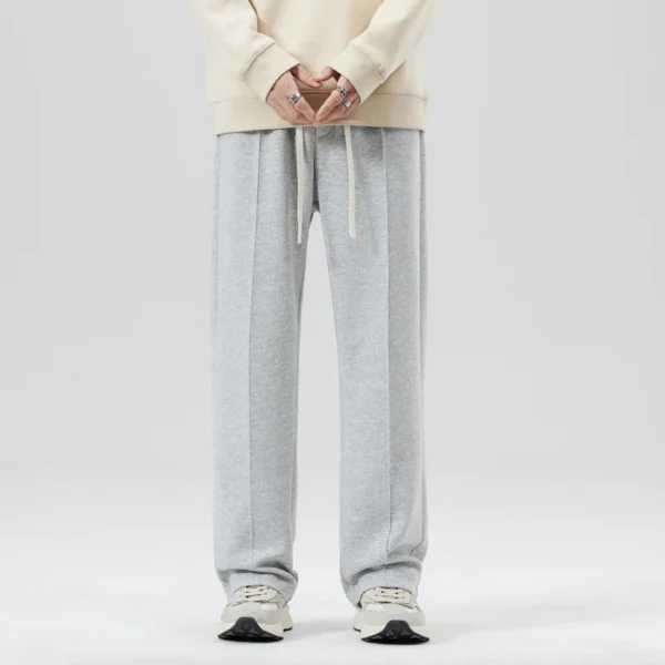 CAAYU Men's Jogger Sweatpants Fashion Hip Hop Japanese Streetwear Drawstring Casual Baggy Trousers Sports Loose Gray Pants Mens - Image 3