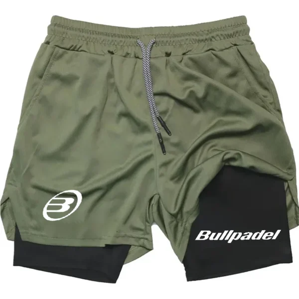 Men's Padel sports shorts, breathable tennis shorts, quick-drying Badminton pants, outdoor running sportswear, summer, new - Image 2