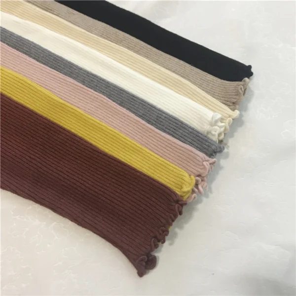 Turtleneck Ruched Women Sweater High Elastic Solid 2024 Fall Winter Fashion Sweater Women Slim Sexy Knitted Pullovers Pink White - Image 6