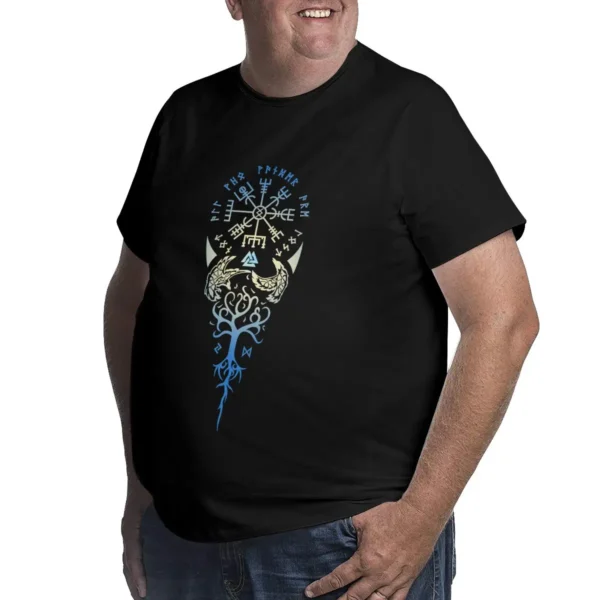 Graphic T Shirts for Big and Tall Men Cotton Plus Size T-shirts Plus Size Top Tees Short Sleeve Clothing 6XL 5XL 4X - Image 2