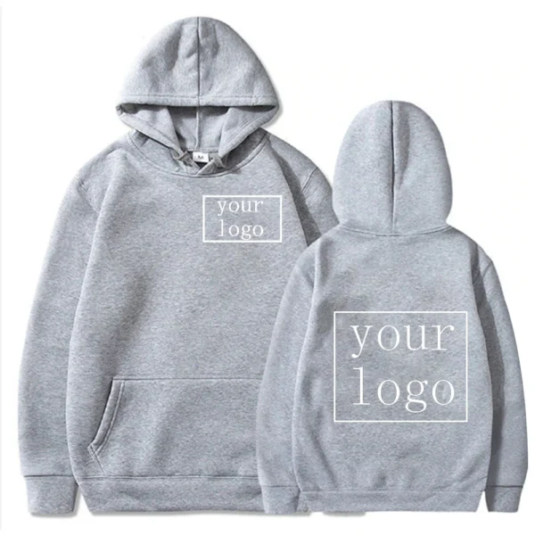 Custom Pattern Your Logo Print Hoodies Men Woman Oversized Hoodie Hooded Sweatshirts Harajuku Pullovers Unisex Tracksuit Clothes - Image 2