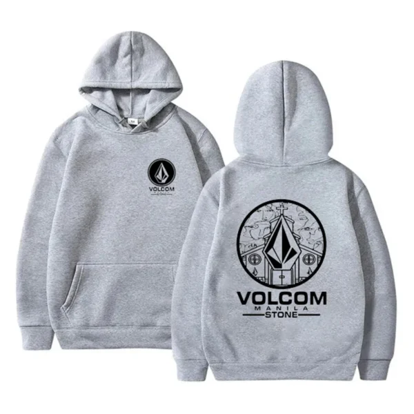 2025 Fashion Hoodie Men Hoody Volcom Stone Double-sided Casual Oversized Graphic Sports Tops Breathable Streetwear Mens Clothing - Image 4
