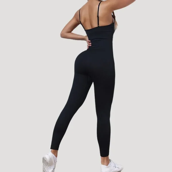 Yoga Set For Women One-piece Seamless Jumpsuits Training Sportswear Gym Set Training Clothing - Image 2