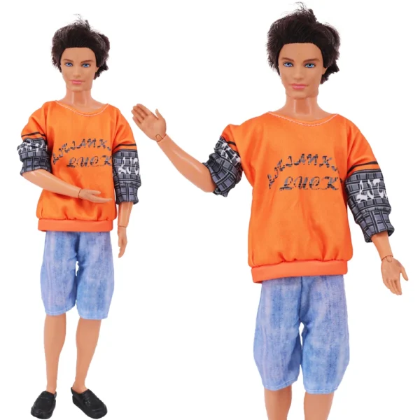 25 Style Ken 11.5inch Doll Clothes Sportswear Prince's Daily Clothing Overcoat for Babi 30 Cm Ken Boy Clothes,Birthday Present - Image 4