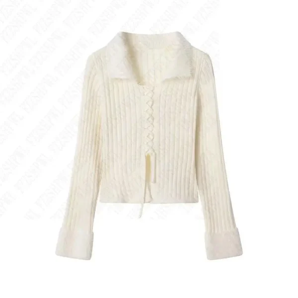 Harajuku Soft Women's Clothes y2k Aesthetic Vintage 90s Crop Tops Y2K Female Winter Fashion American Casual Slim Chic Streetwear - Image 6