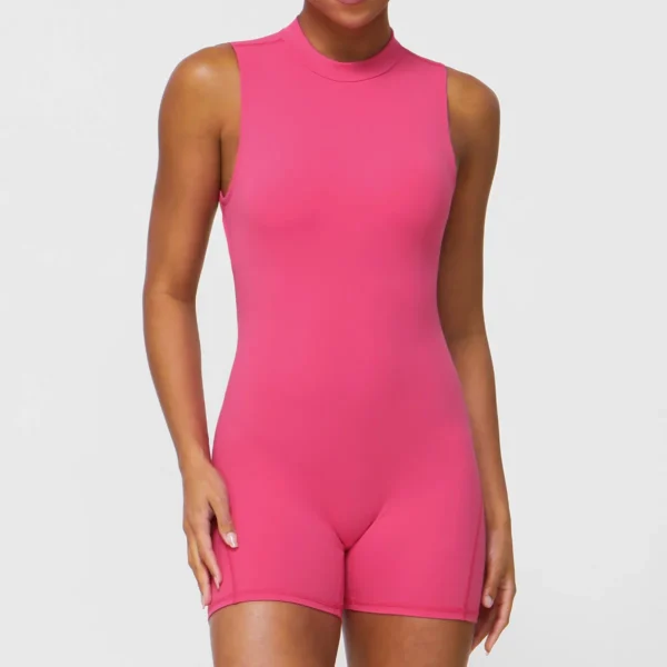 Sexy Back V Jumpsuits Women's Tracksuit Yoga Set One Piece Fitness Workout Rompers Sportswear Gym Set Workout Clothes For Women - Image 3