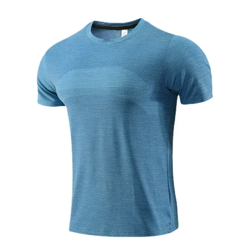 Multicolor Quick Dry Short Sleeve Sport T Shirt Gym Jerseys Fitness Shirt Trainer Running T-Shirt Men's Breathable Sportswear - Image 5